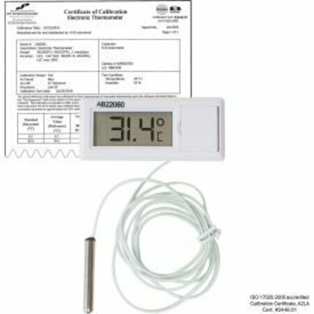 BEL-ART H-B DURAC Calibrated Electronic Thermometer with Waterproof Sensor, -50/200C -58/392F 609002700